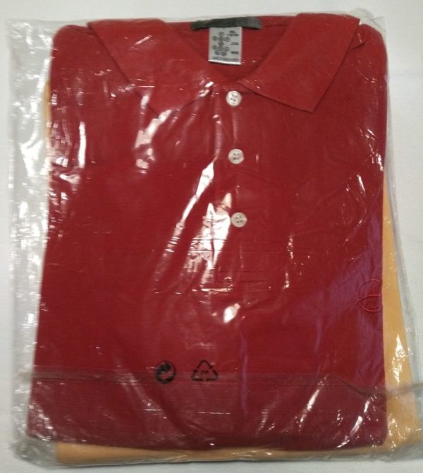 Polo-Shirt gelb-rot 1