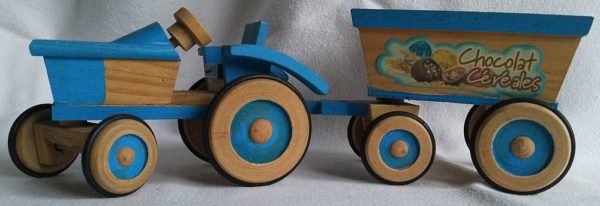 Traktor blau 1